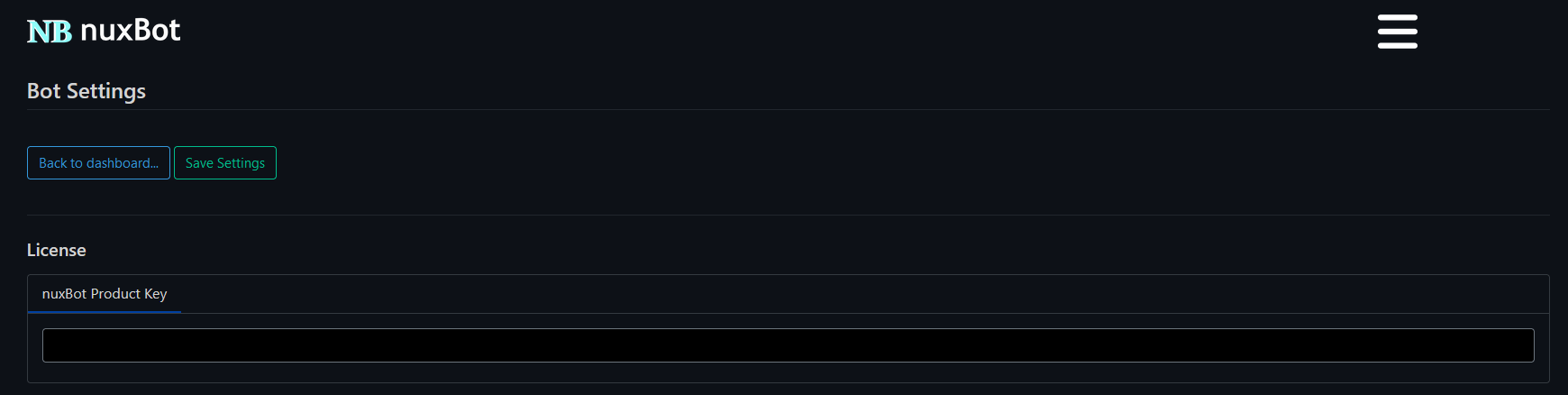 License Activation through Web Interface